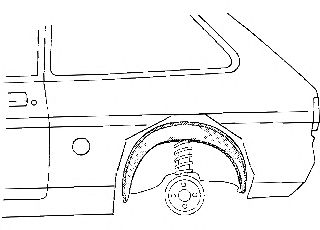 VAN WEZEL 3770446 -  Колесная ниша
